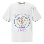 T-shirt Oversize Premium annonce grossesse