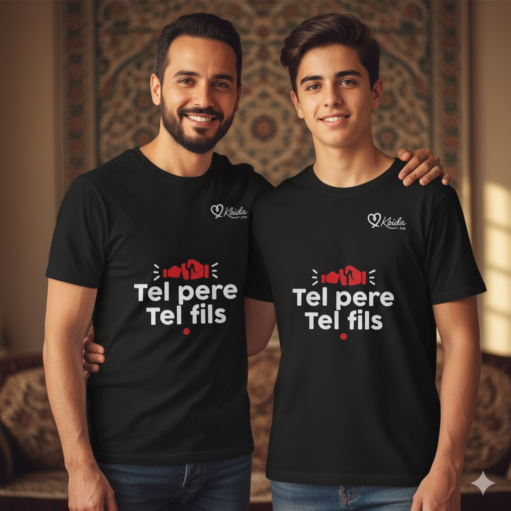 Pack T-shirts Père &amp; Fils – Tel père Tel fils Edition