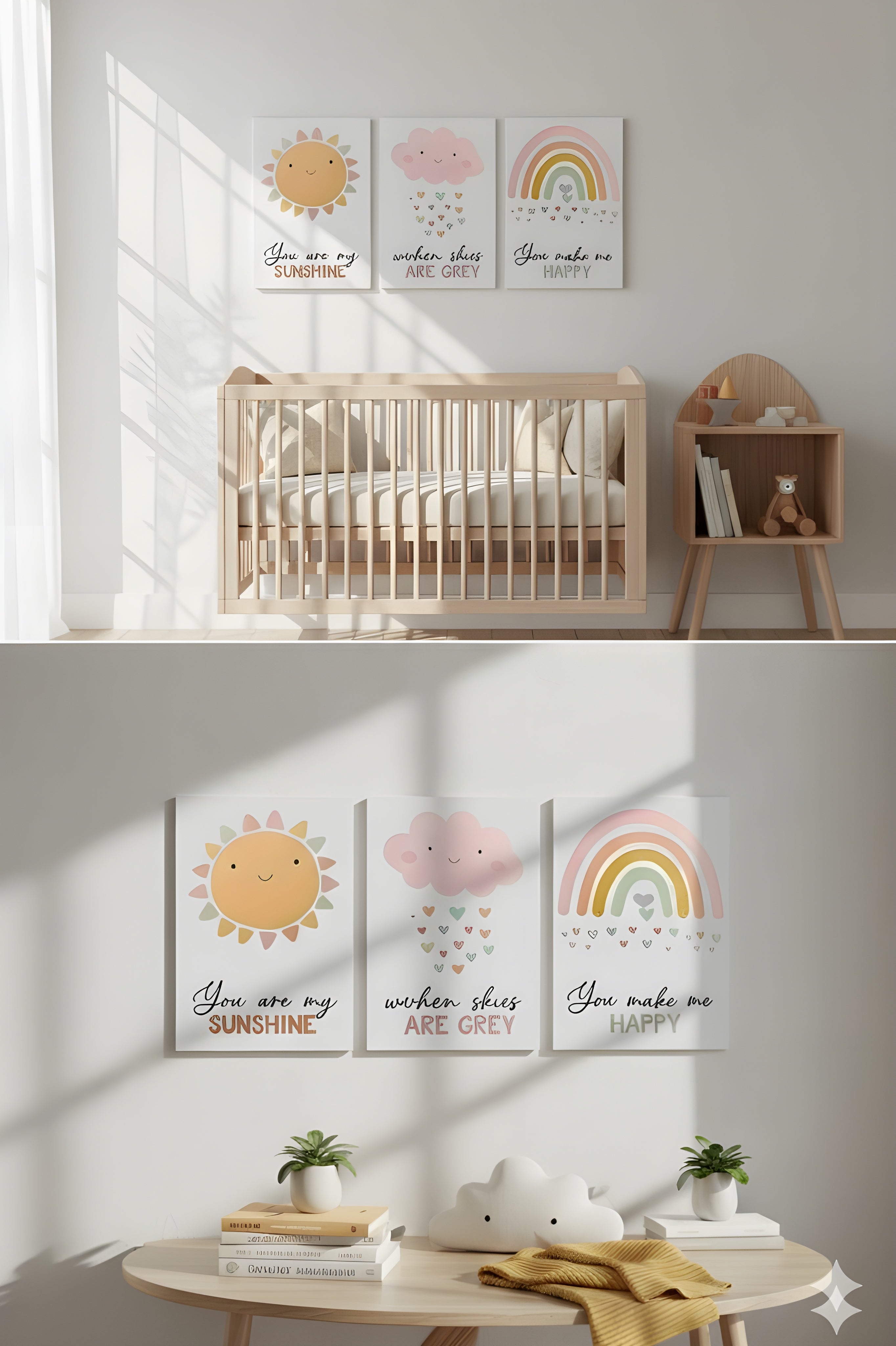 Set de 3 Tableaux Enfants