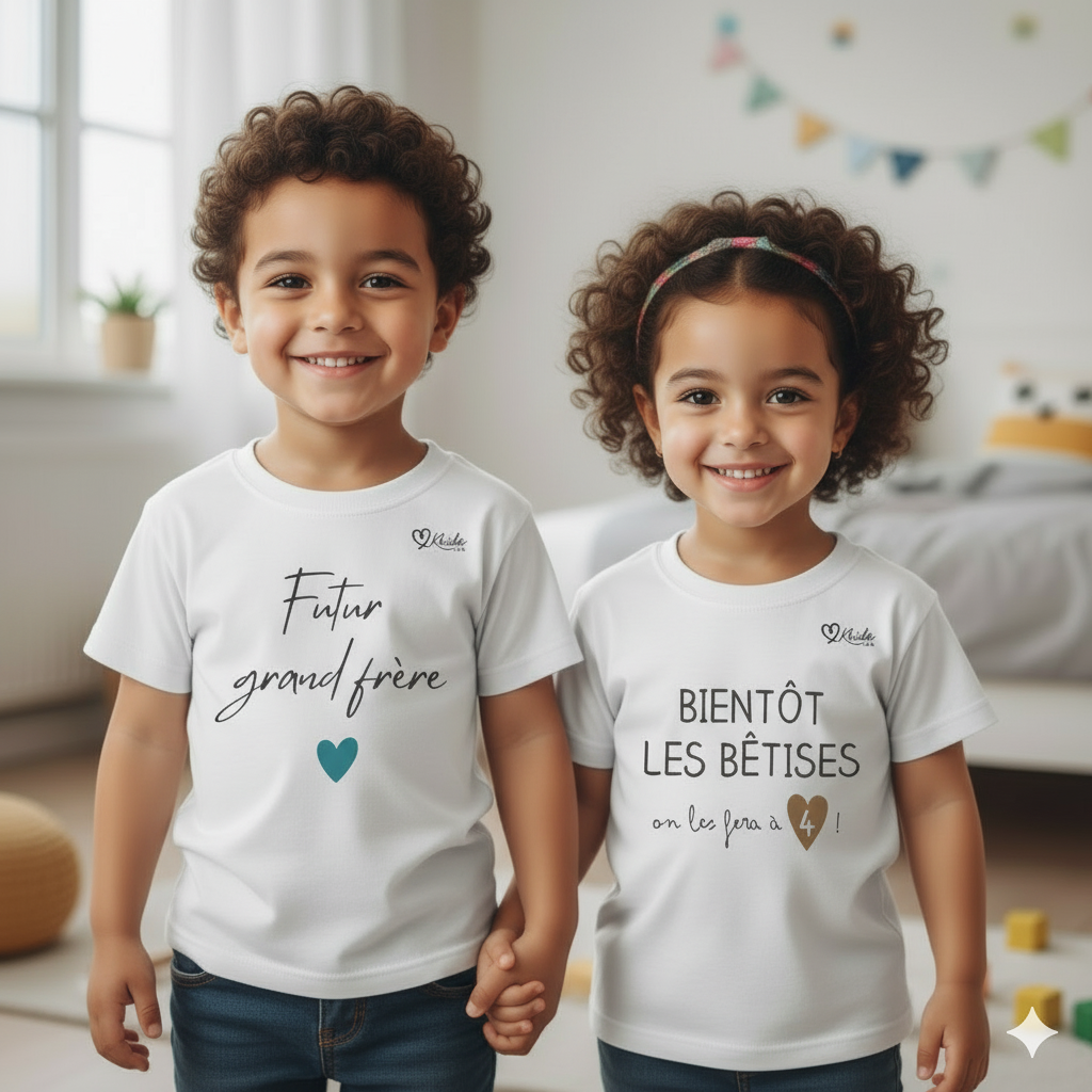 Pack T-shirts Sibling