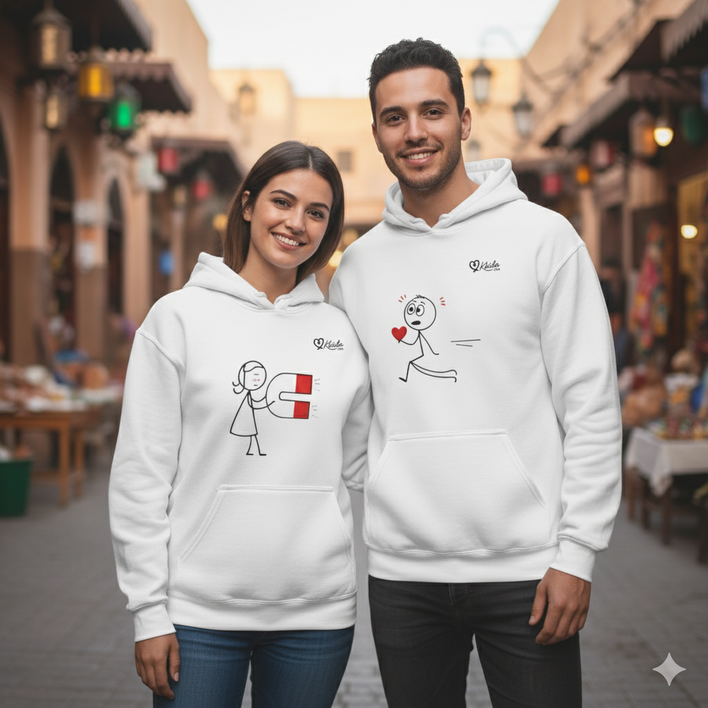 Aimantés par l’Amour – Oversize Hoodies