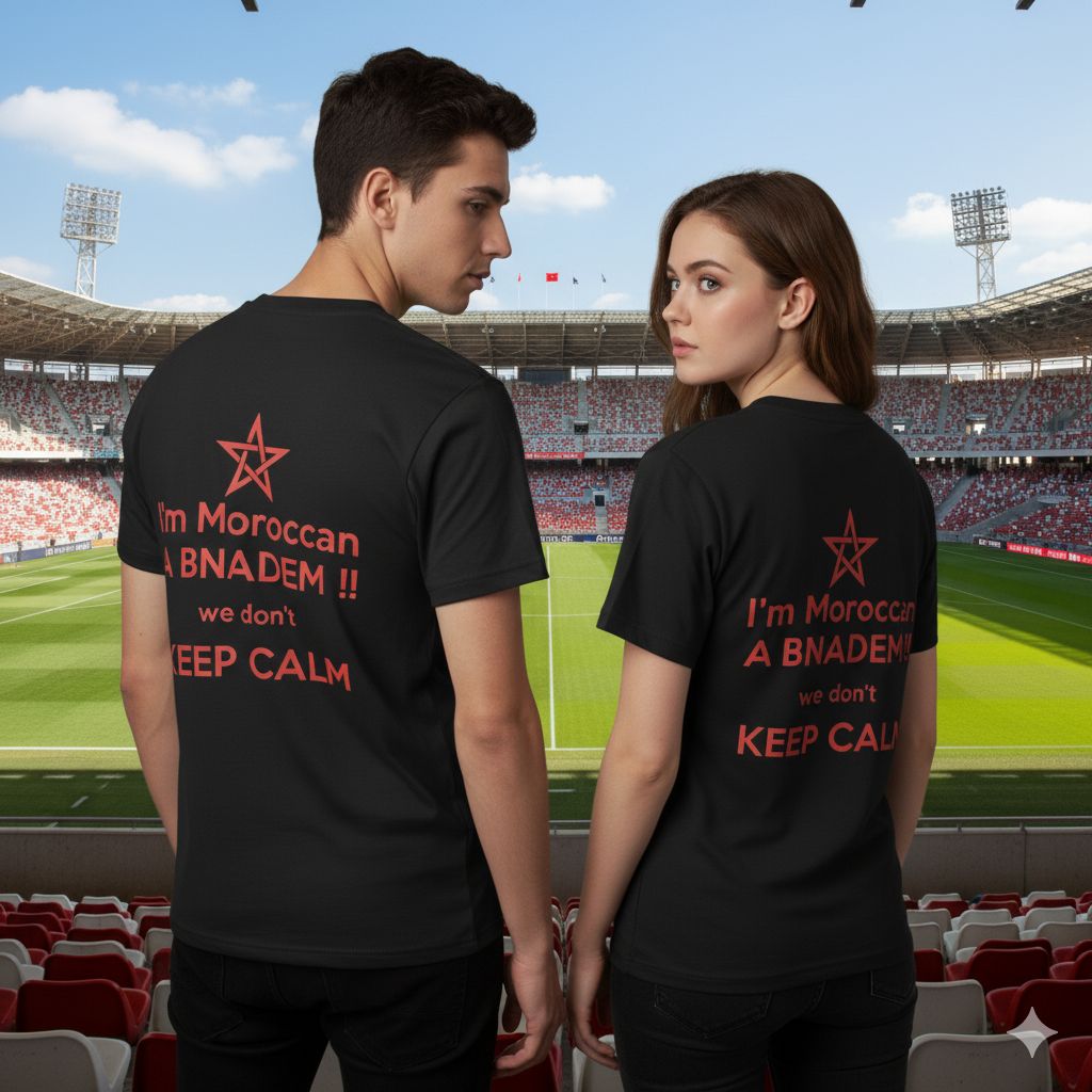 I'm Moroccan And We Don't Keep Calm t-shirt