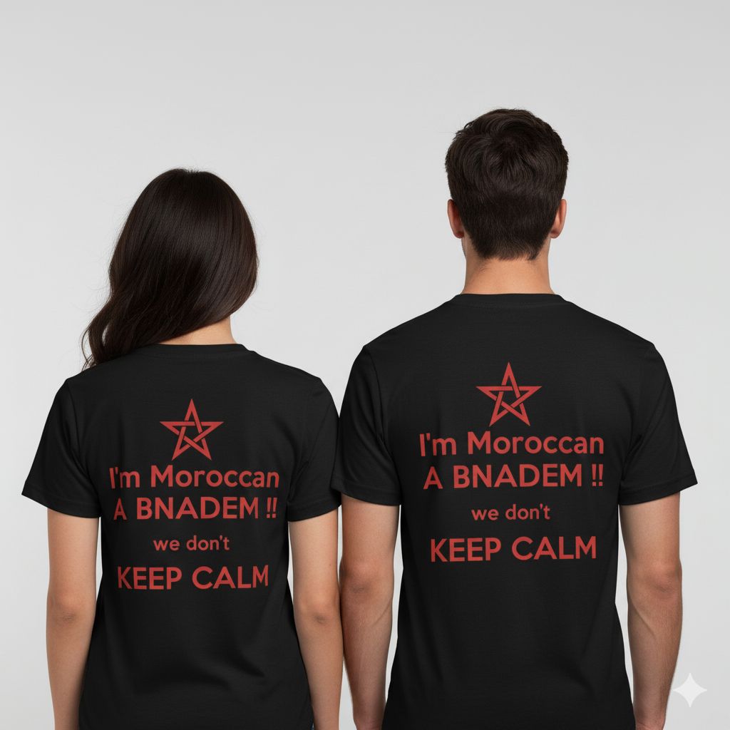 I'm Moroccan And We Don't Keep Calm t-shirt