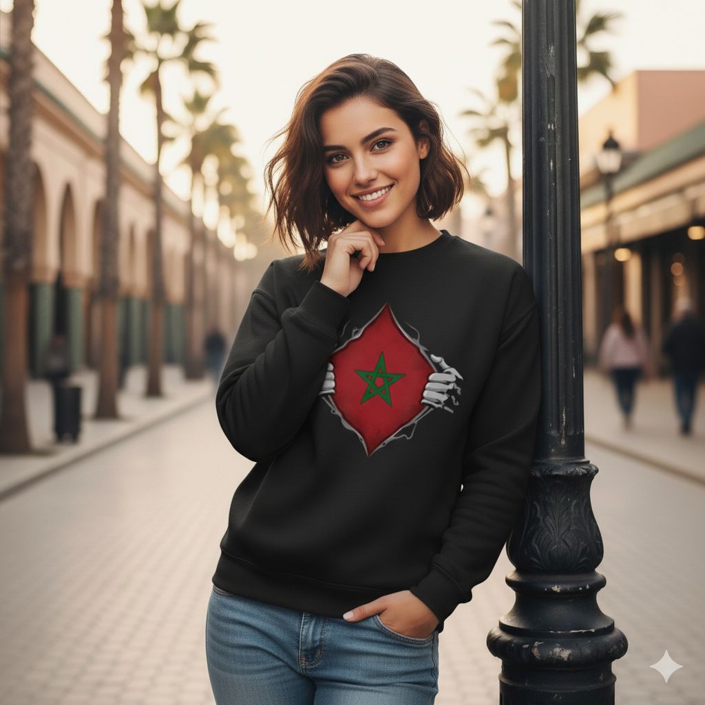 Morocco in my soul sweatshirt