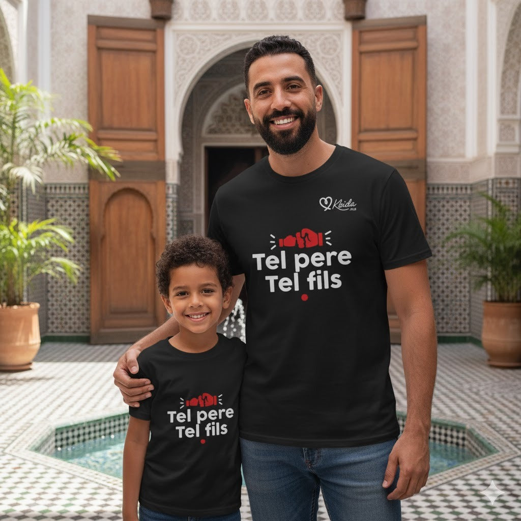 Pack T-shirts Père &amp; Fils – Tel père Tel fils Edition