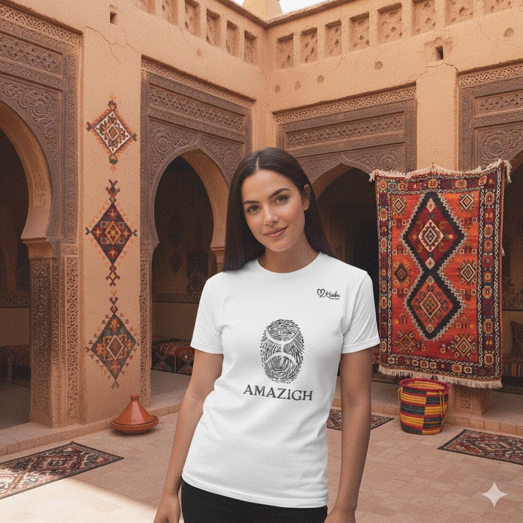 T-Shirt "Amazigh" - L'Empreinte de l'Identité Libre
