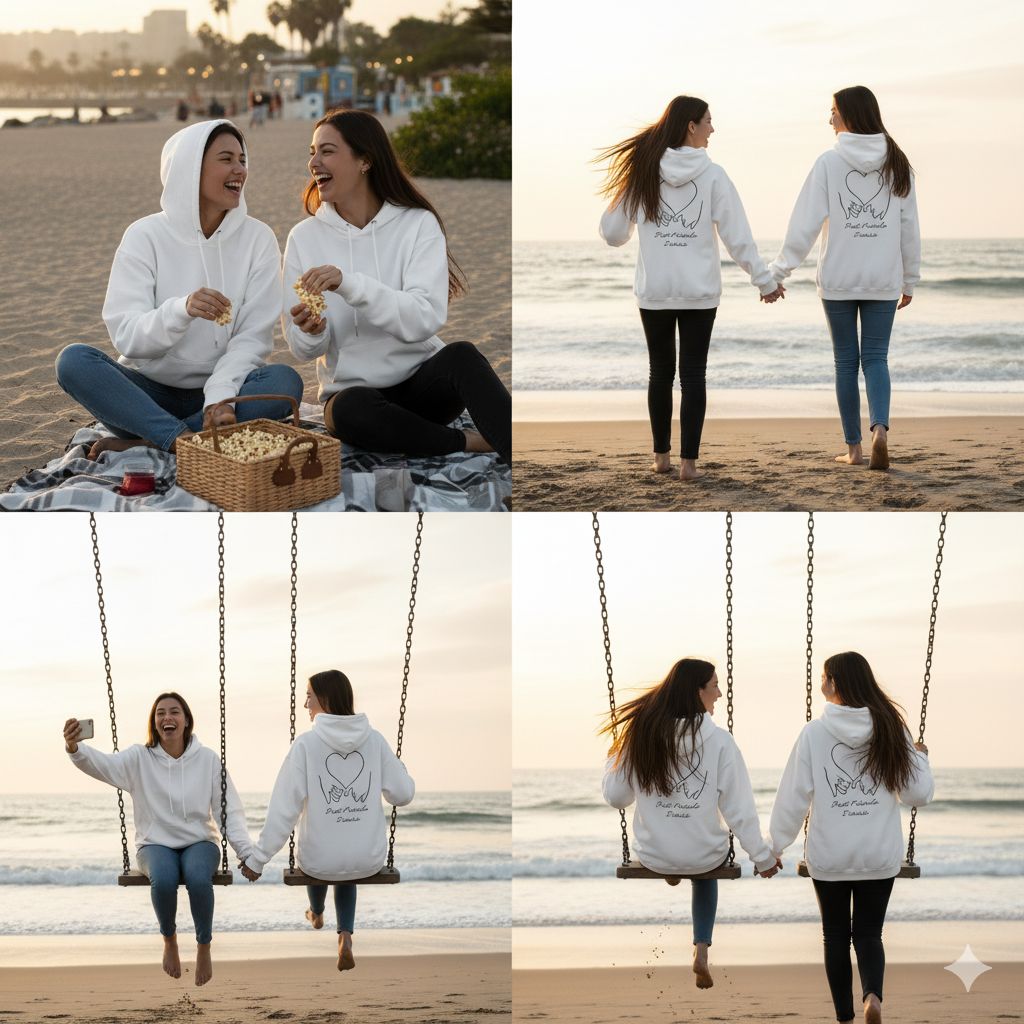 Capuchon best friends dimaa oversize