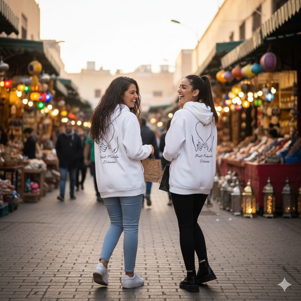 Capuchon best friends dimaa oversize