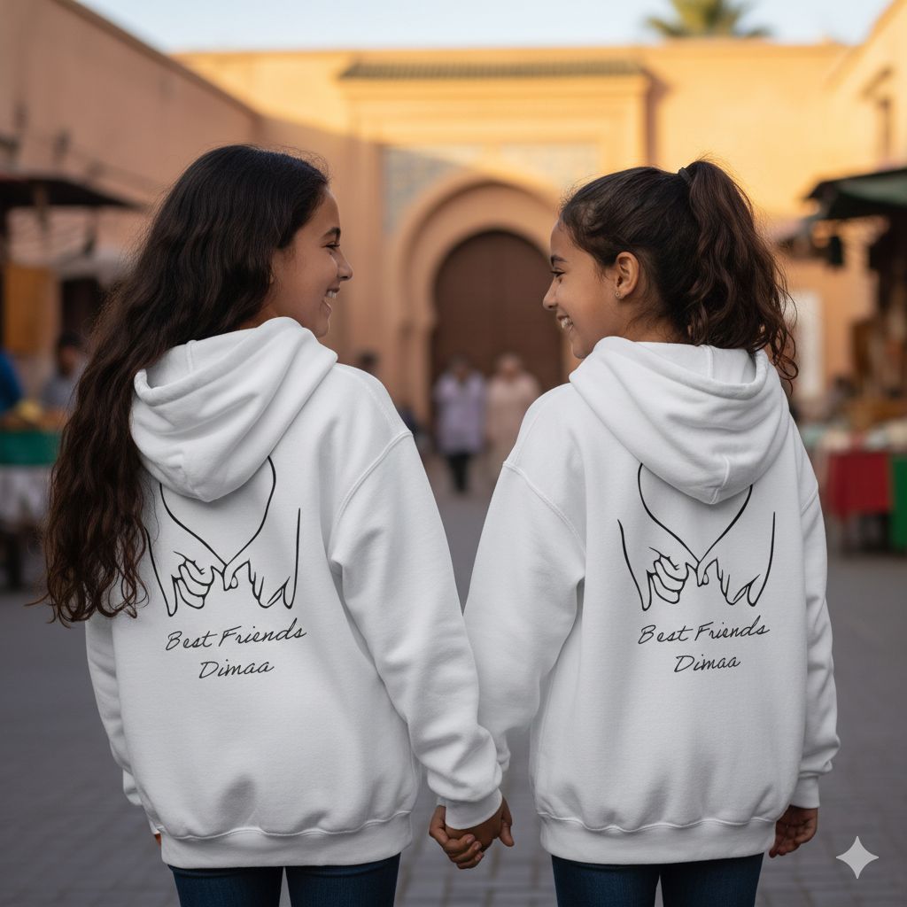 Capuchon best friends dimaa oversize