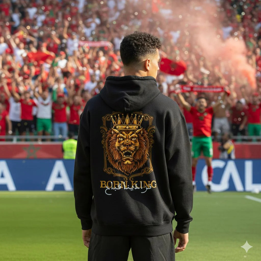 Hoodie “BORN KING – تزادينا قباح”