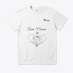 T-Shirt "Future Maman" - Un Amour qui Commence à Deux Cœurs