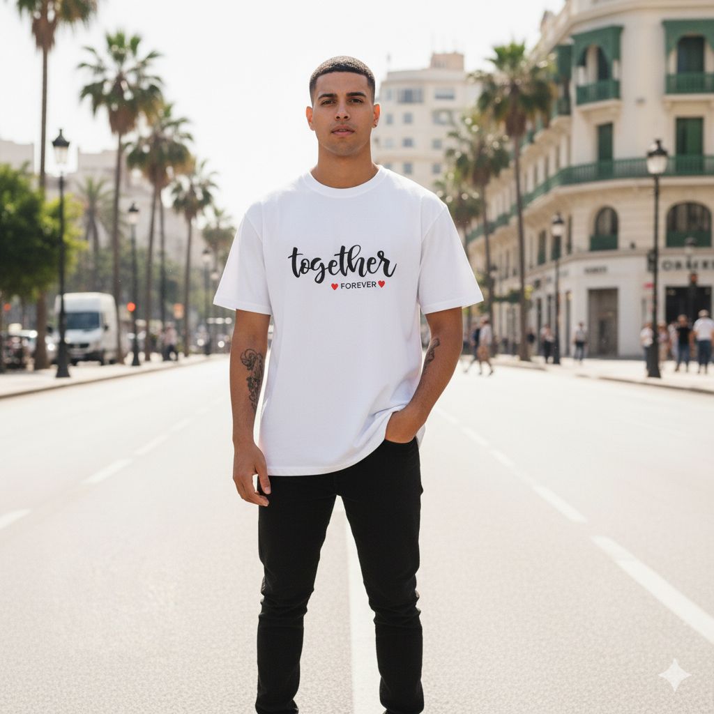 Tshirt couple Together - Forever