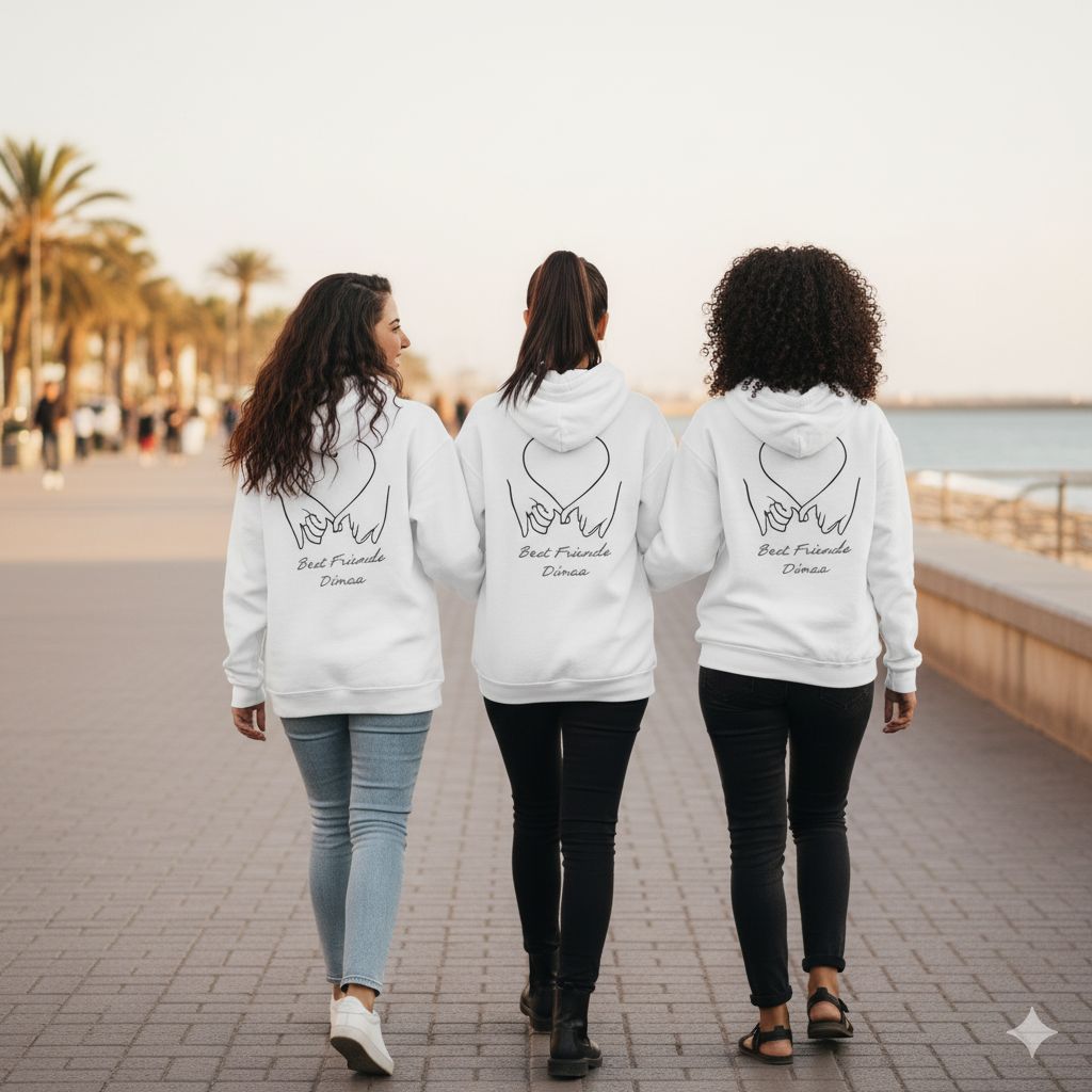 Capuchon best friends dimaa oversize