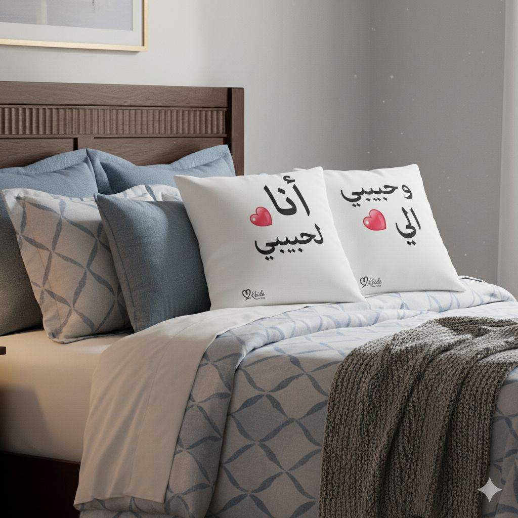 coussins décoratifs انالحبيبي و حبيبي الي